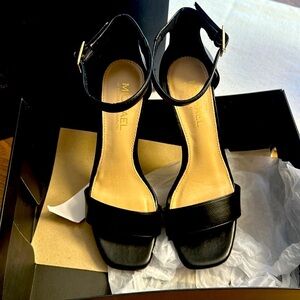 Michael by Michael Shannon - black leather heels - great condition - used